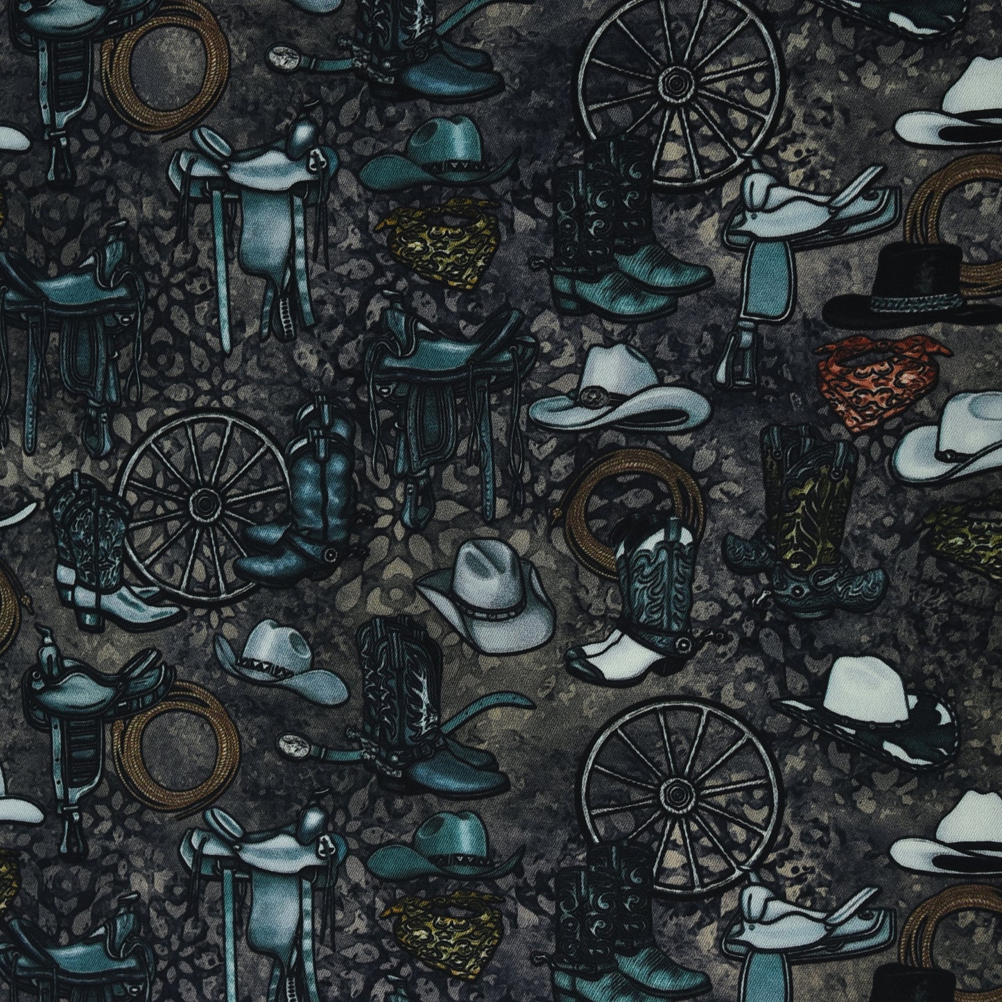 Twill Silk Print Fabric