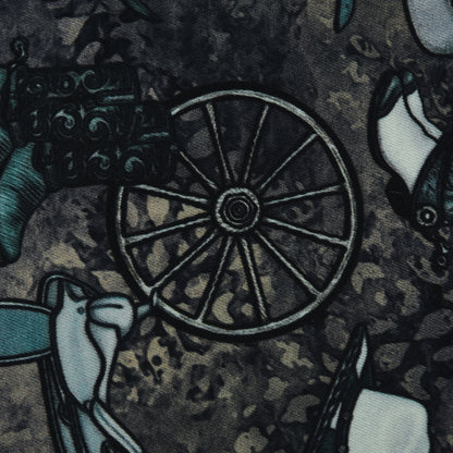 Twill Silk Print Fabric