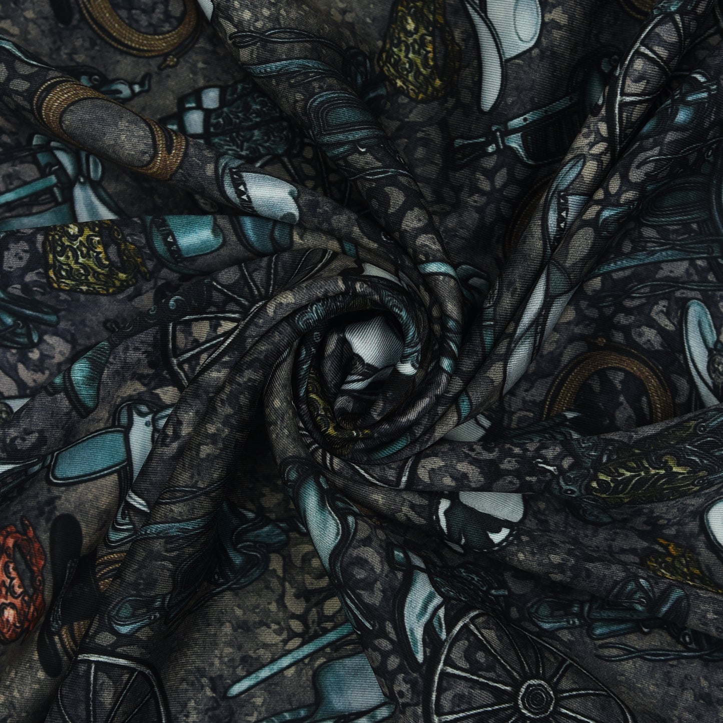 Twill Silk Print Fabric