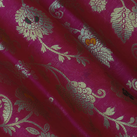 Chinia Silk Meena Brocade Fabric