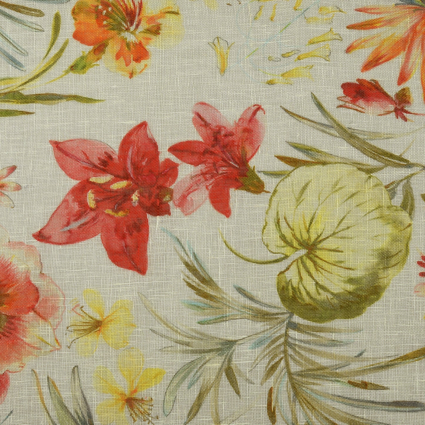 Linen Print Fabric