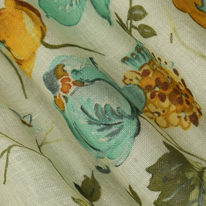 Linen Print Fabric