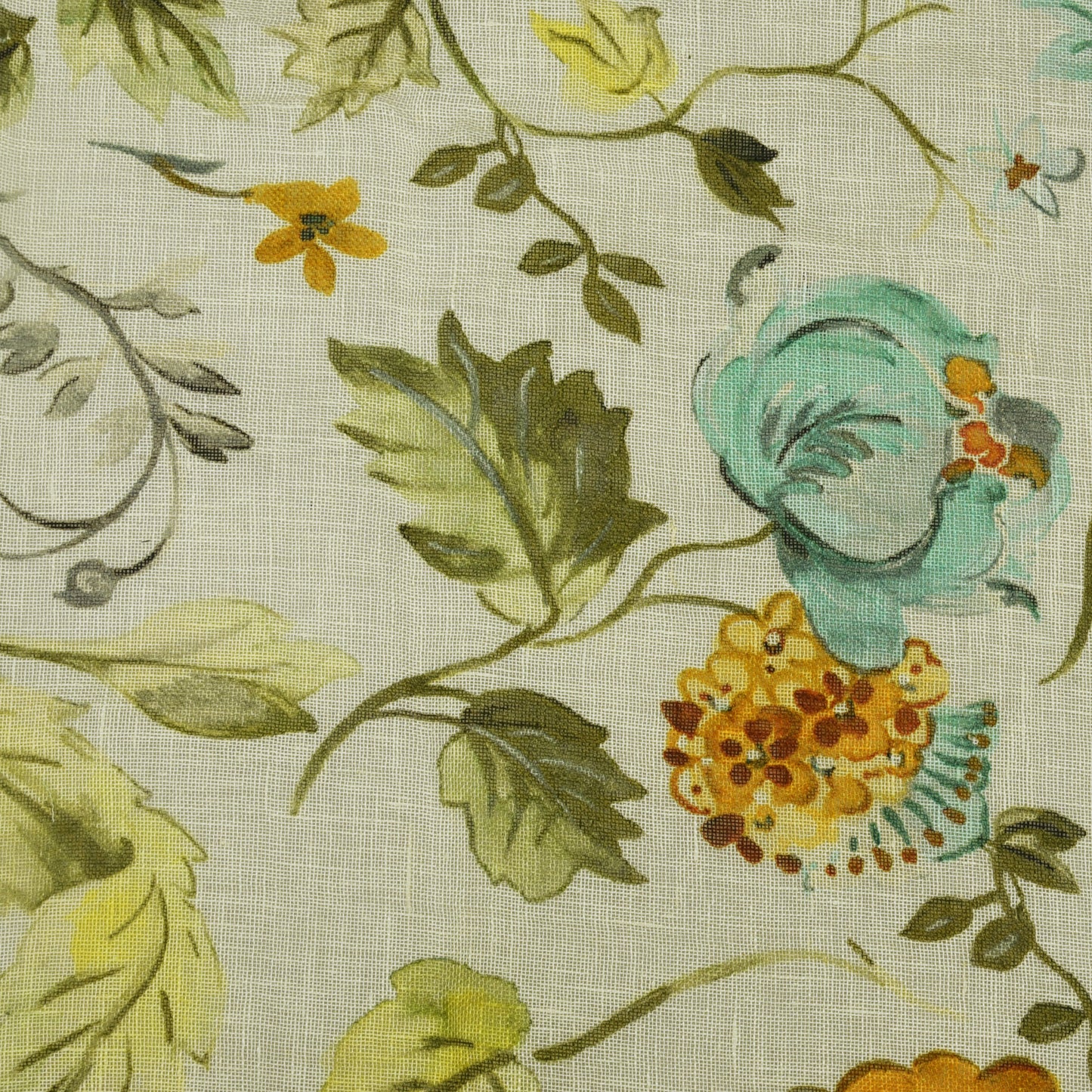 Linen Print Fabric