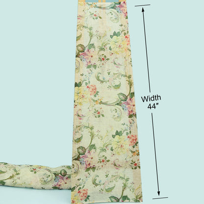 Linen Print Fabric