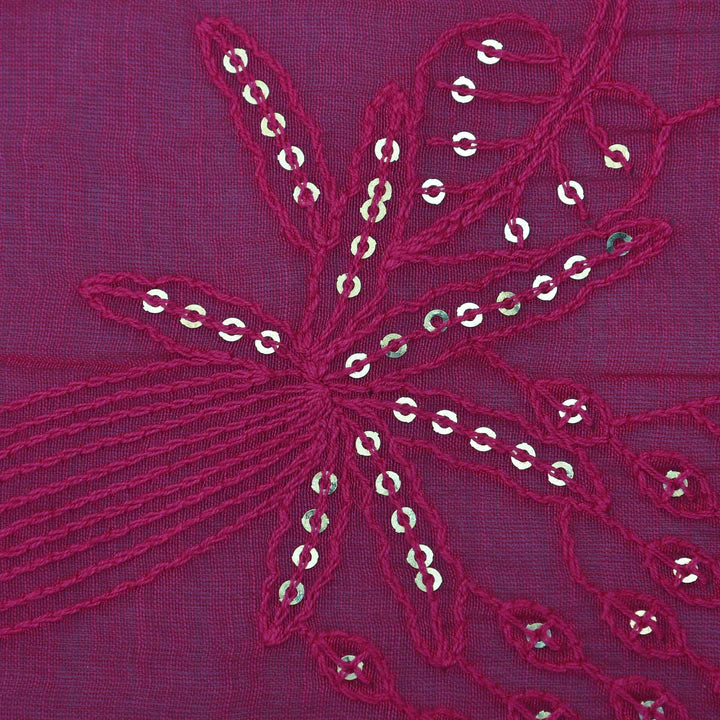 Chanderi Embroidery Fabric (Cut Pieces 1Mtr)