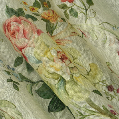Linen Print Fabric