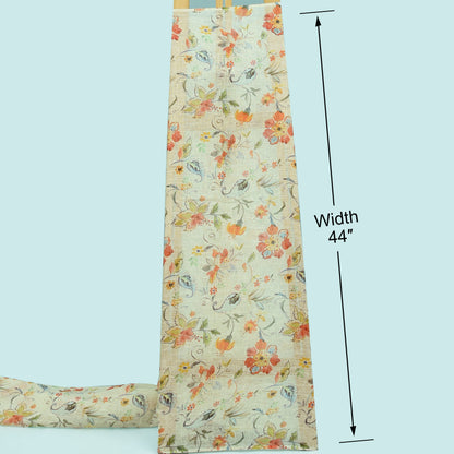 Linen Print Fabric