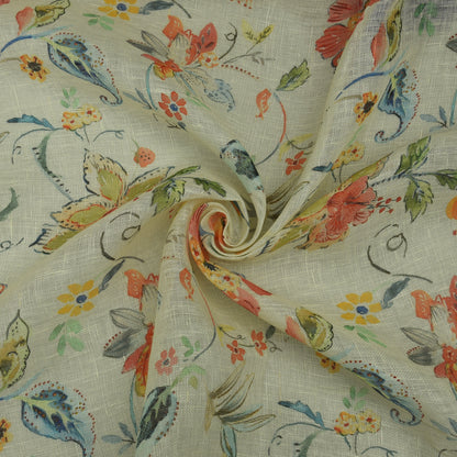Linen Print Fabric