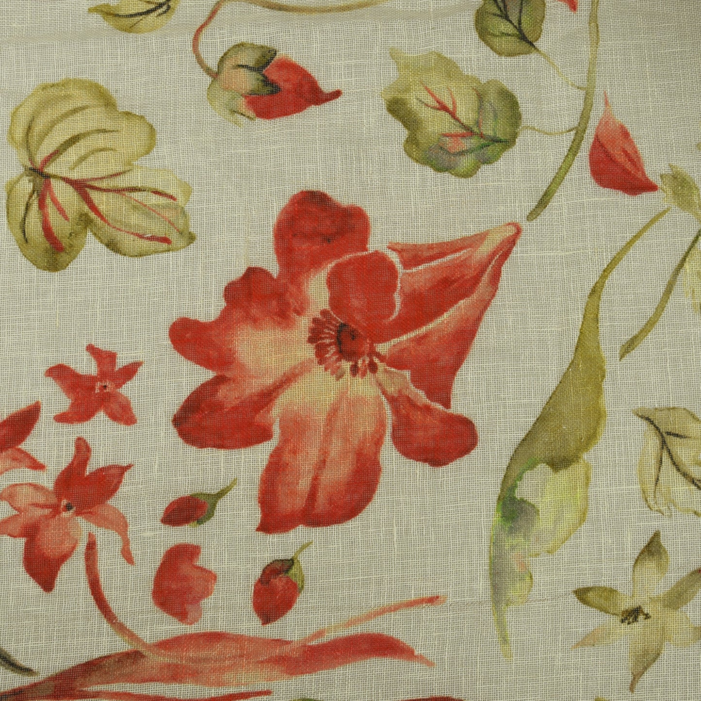 Linen Print Fabric