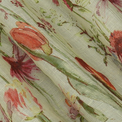 Linen Print Fabric