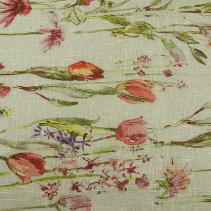 Linen Print Fabric