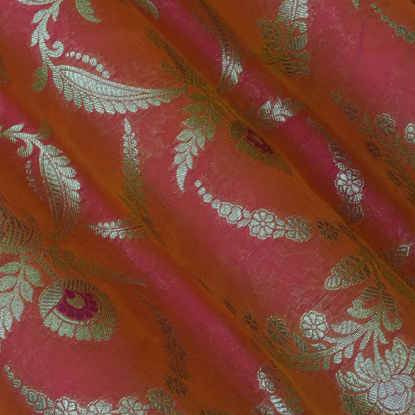 Chinia Silk Meena Brocade Fabric