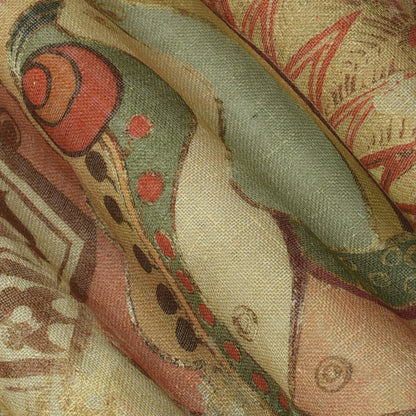 Linen Print Fabric