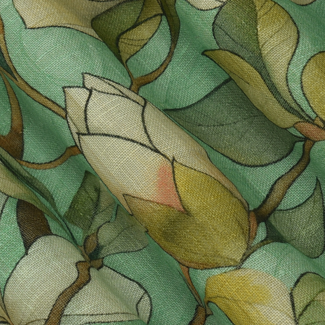 Linen Print Fabric