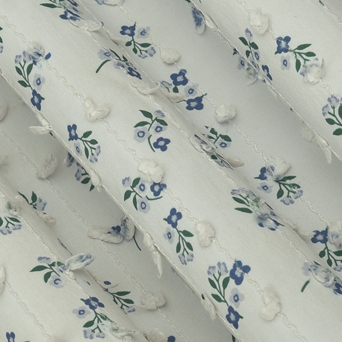 Cotton Print Embroidery Fabric