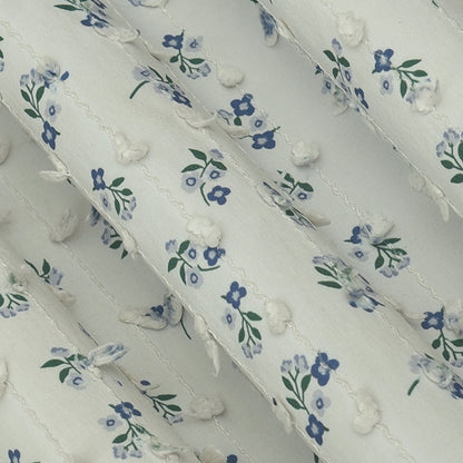 Cotton Print Embroidery Fabric
