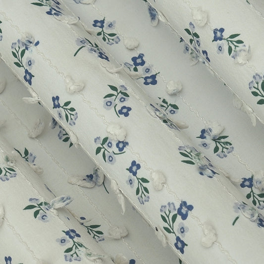 Cotton Print Embroidery Fabric