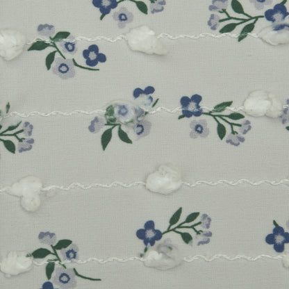 Cotton Print Embroidery Fabric