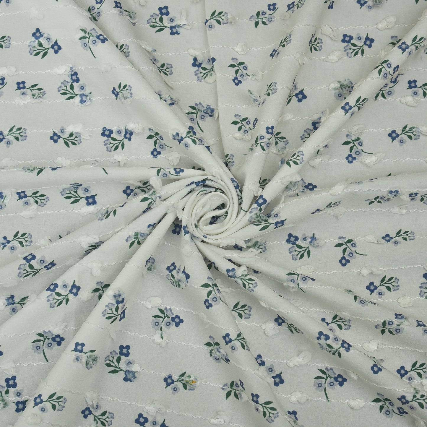 Cotton Print Embroidery Fabric