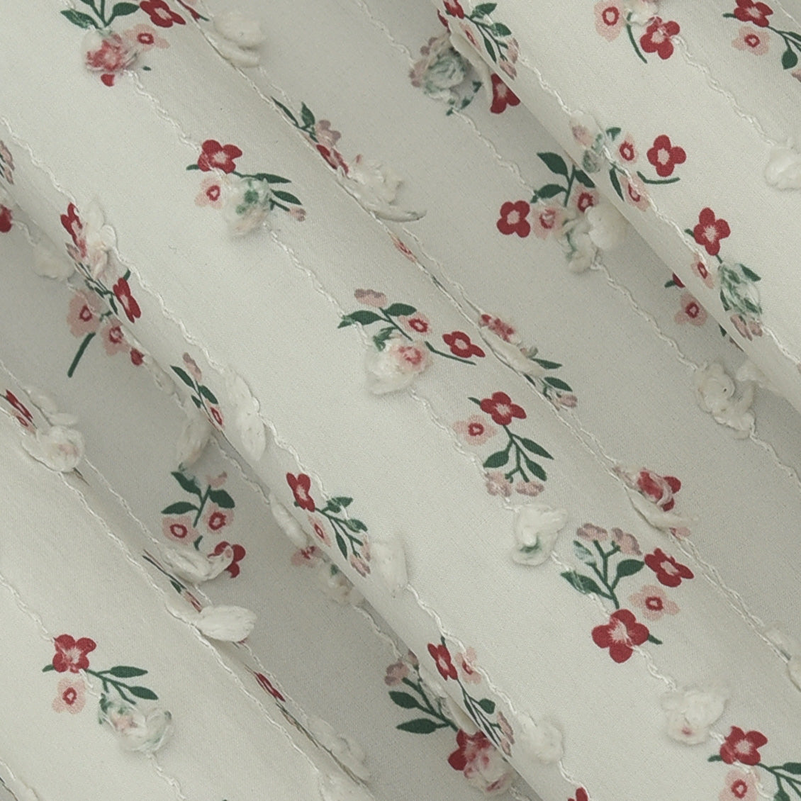 Cotton Print Embroidery Fabric