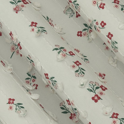 Cotton Print Embroidery Fabric