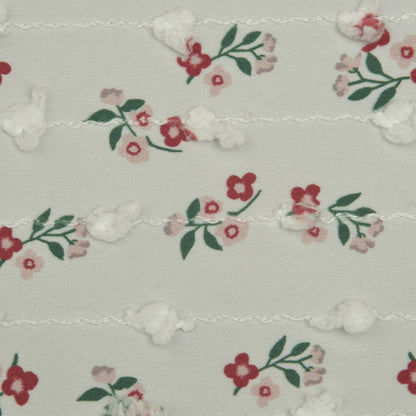 Cotton Print Embroidery Fabric
