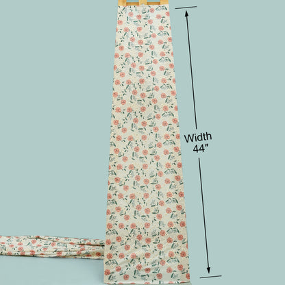 Cotton Print Embroidery Fabric