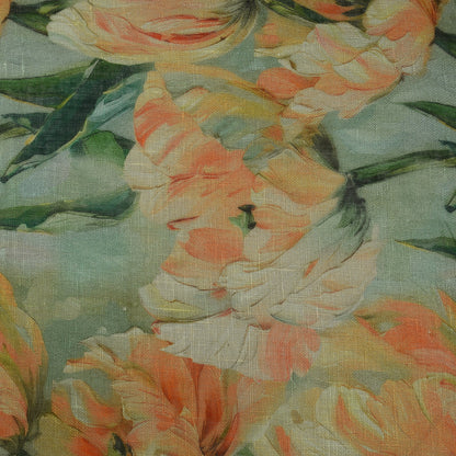 Linen Print Fabric