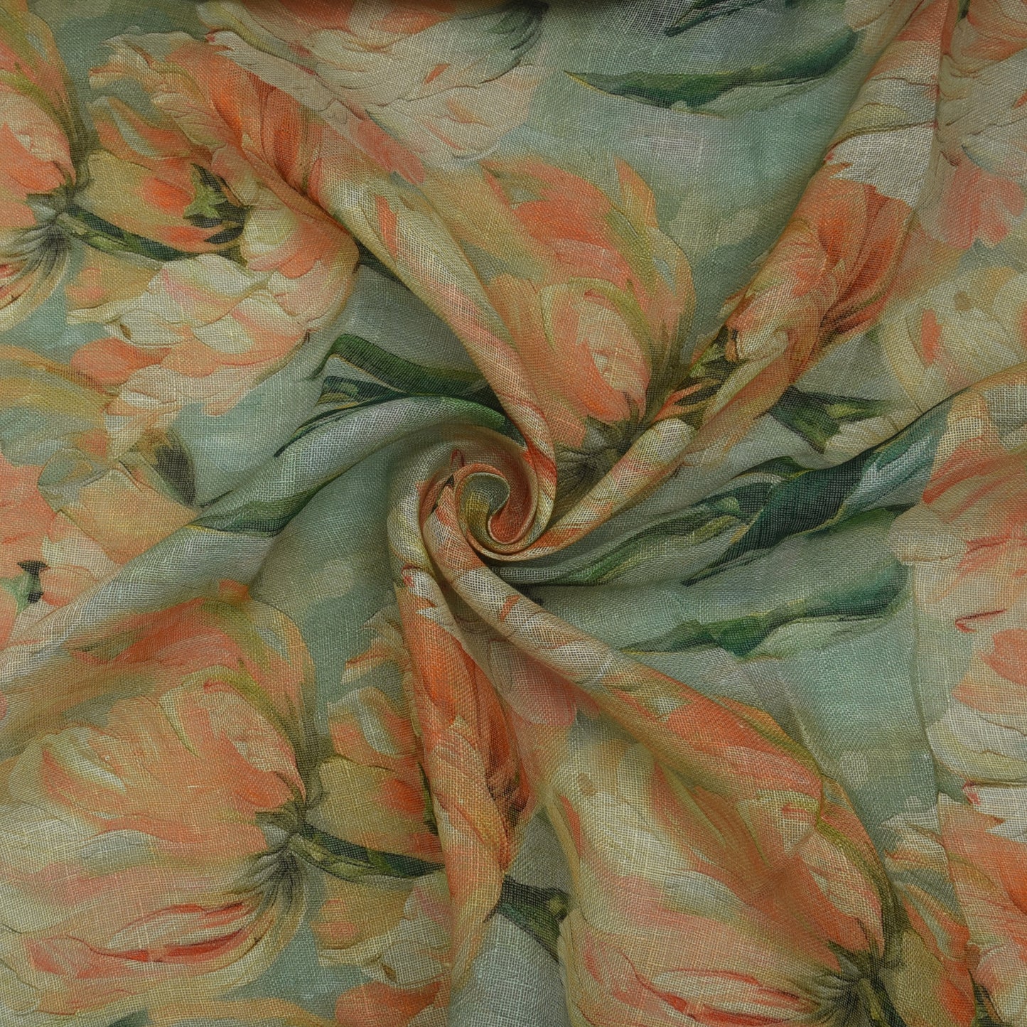 Linen Print Fabric