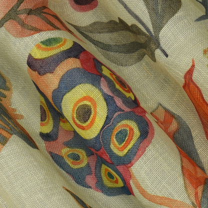 Linen Print Fabric
