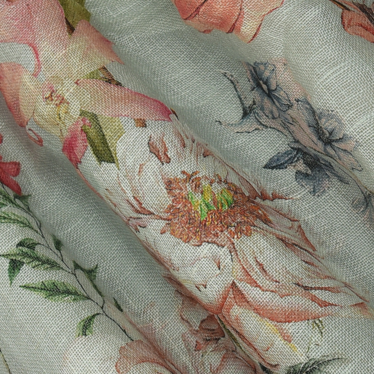 Linen Print Fabric