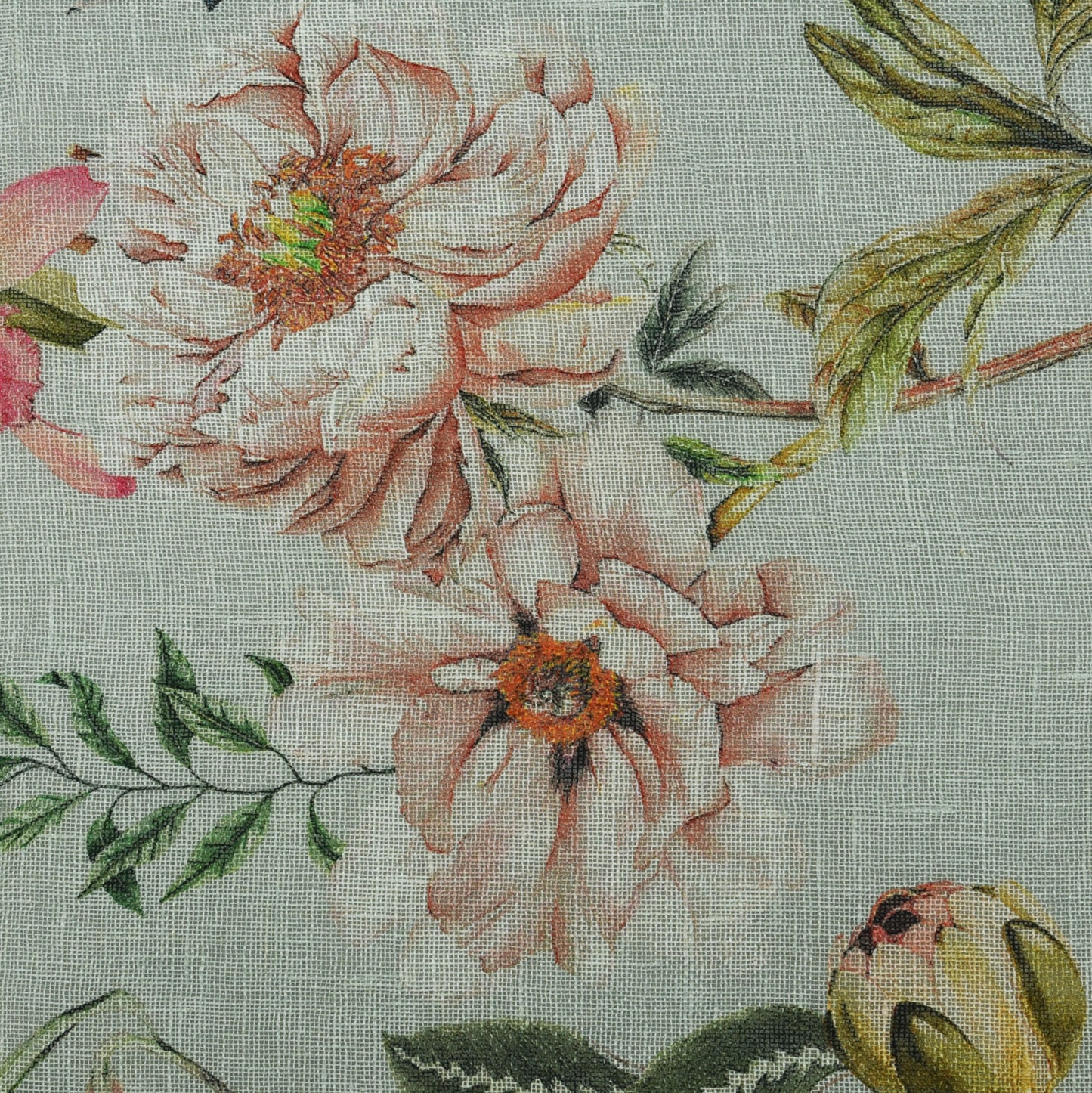 Linen Print Fabric