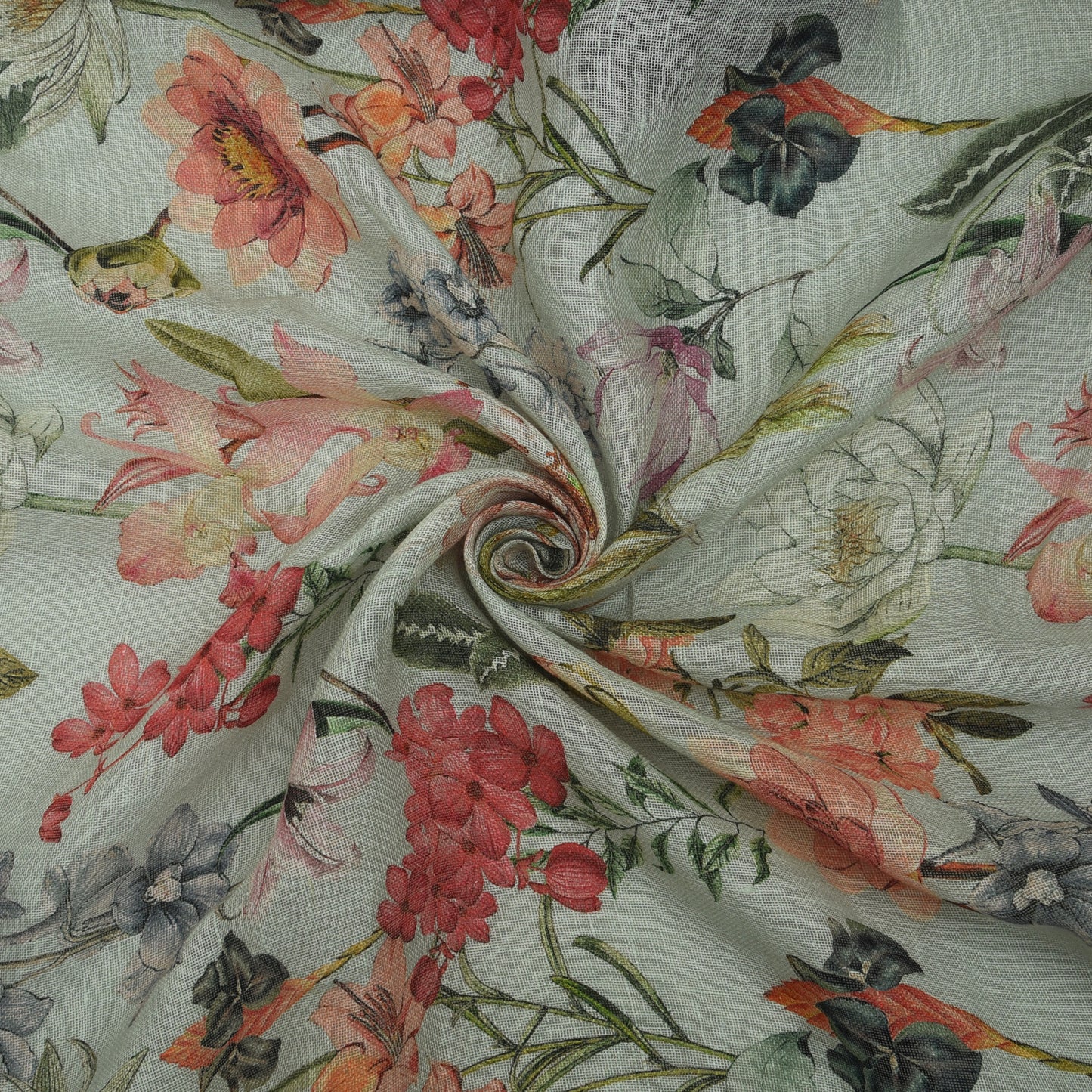Linen Print Fabric