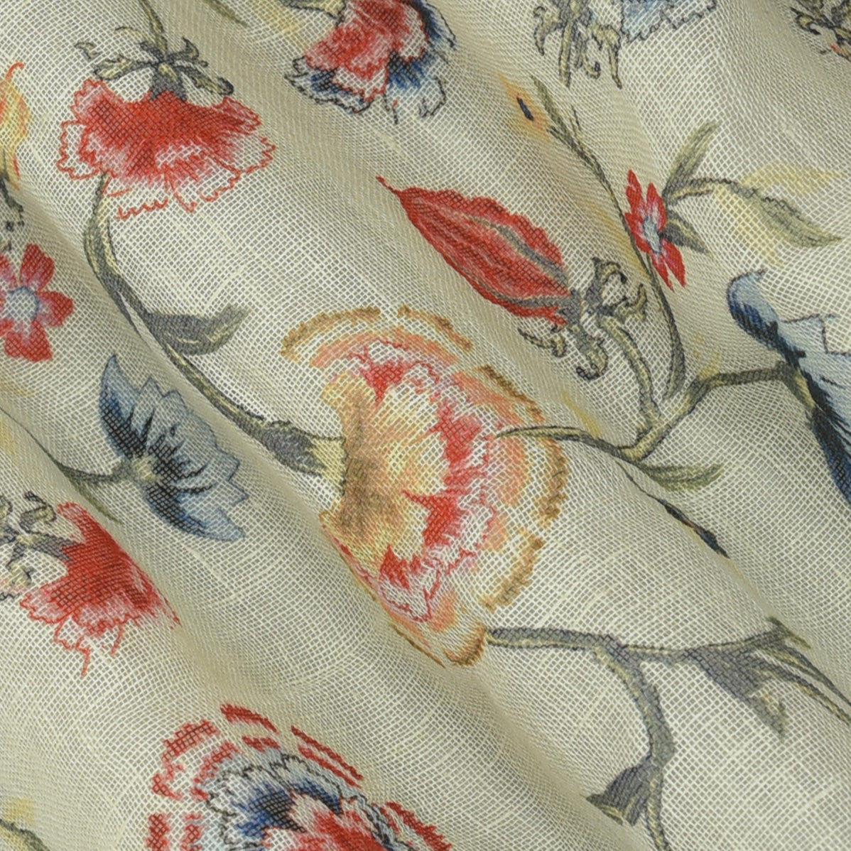 Linen Print Fabric