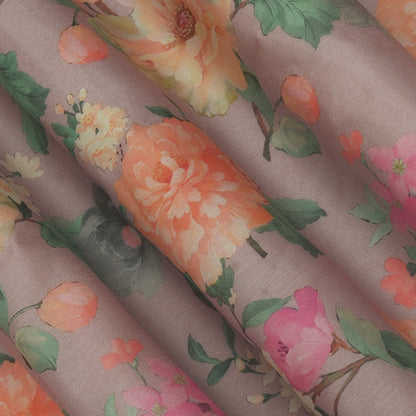 Chanderi Print Fabric