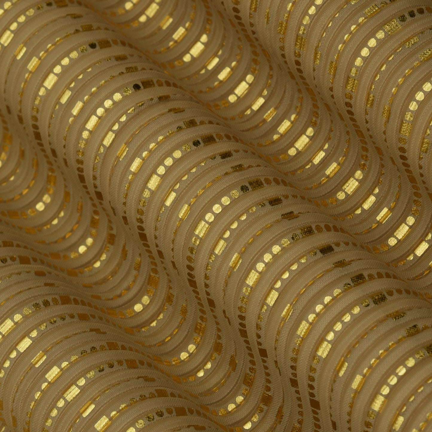 Crush Satin Foil Fabric