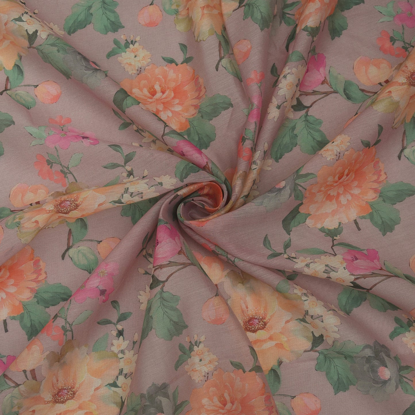 Chanderi Print Fabric