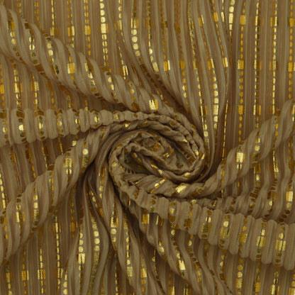 Crush Satin Foil Fabric