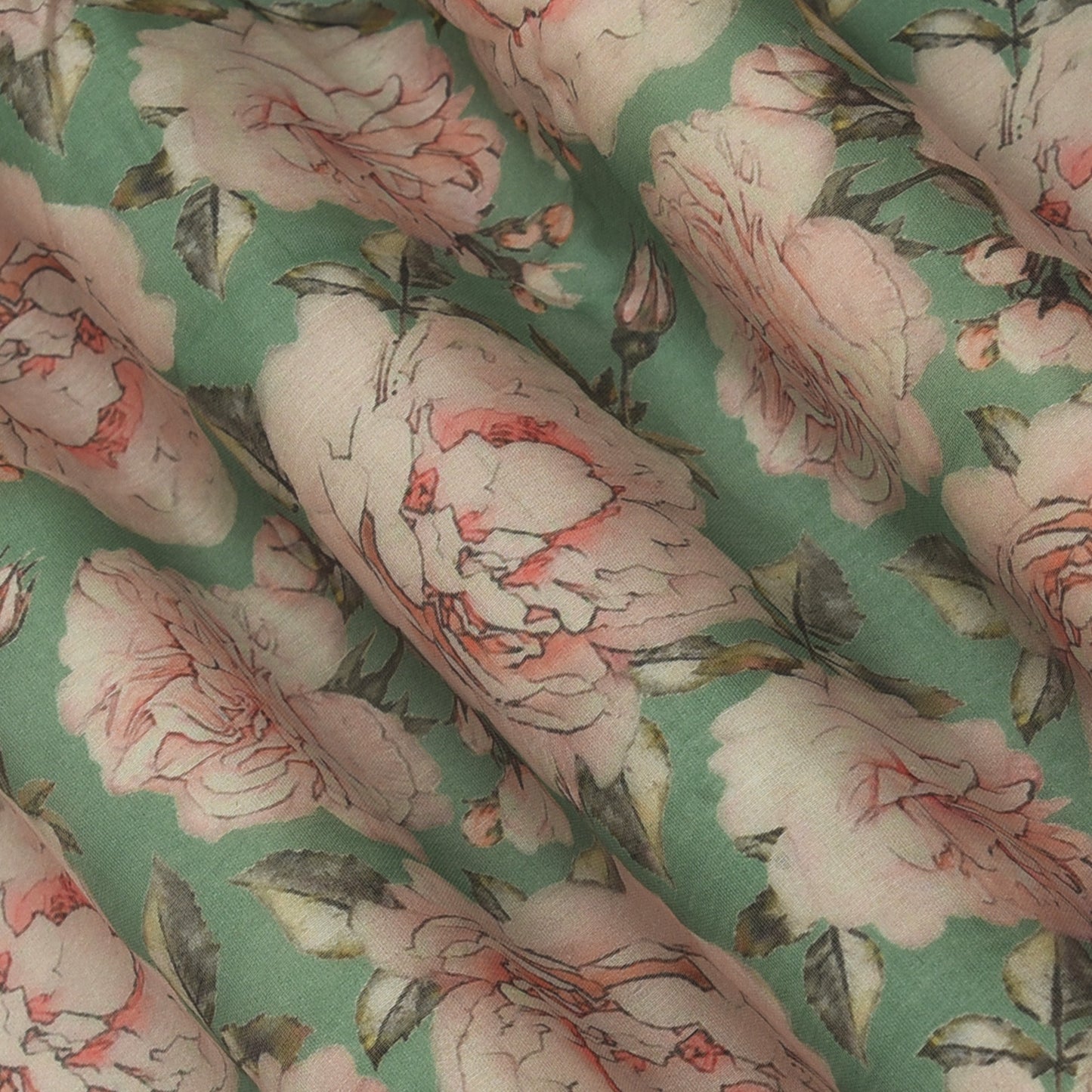 Chanderi Print Fabric