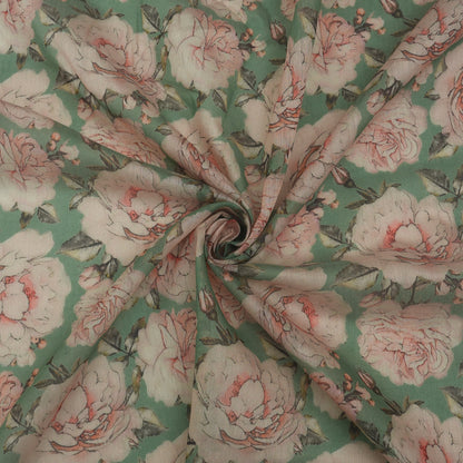 Chanderi Print Fabric