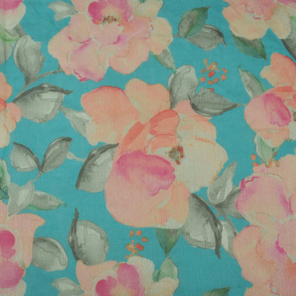 Chanderi Print Fabric