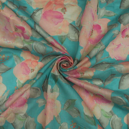 Chanderi Print Fabric