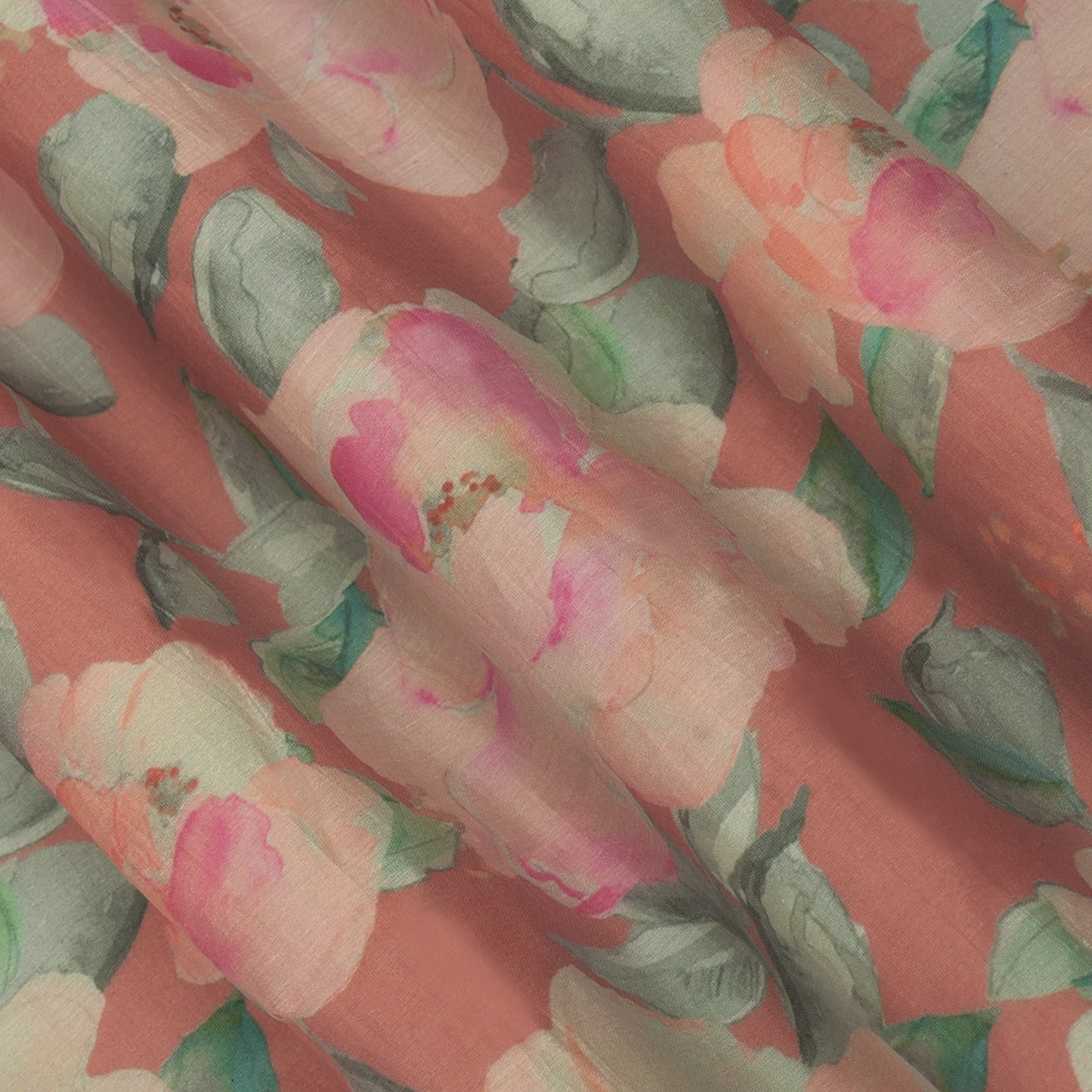 Chanderi Print Fabric