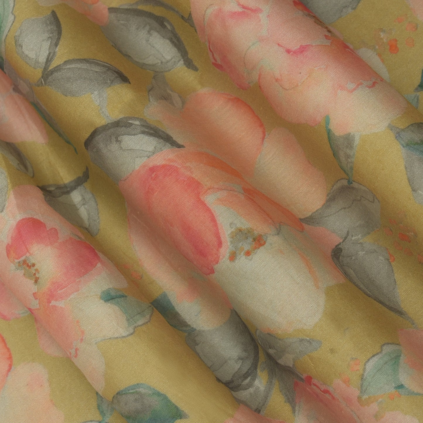 Chanderi Print Fabric