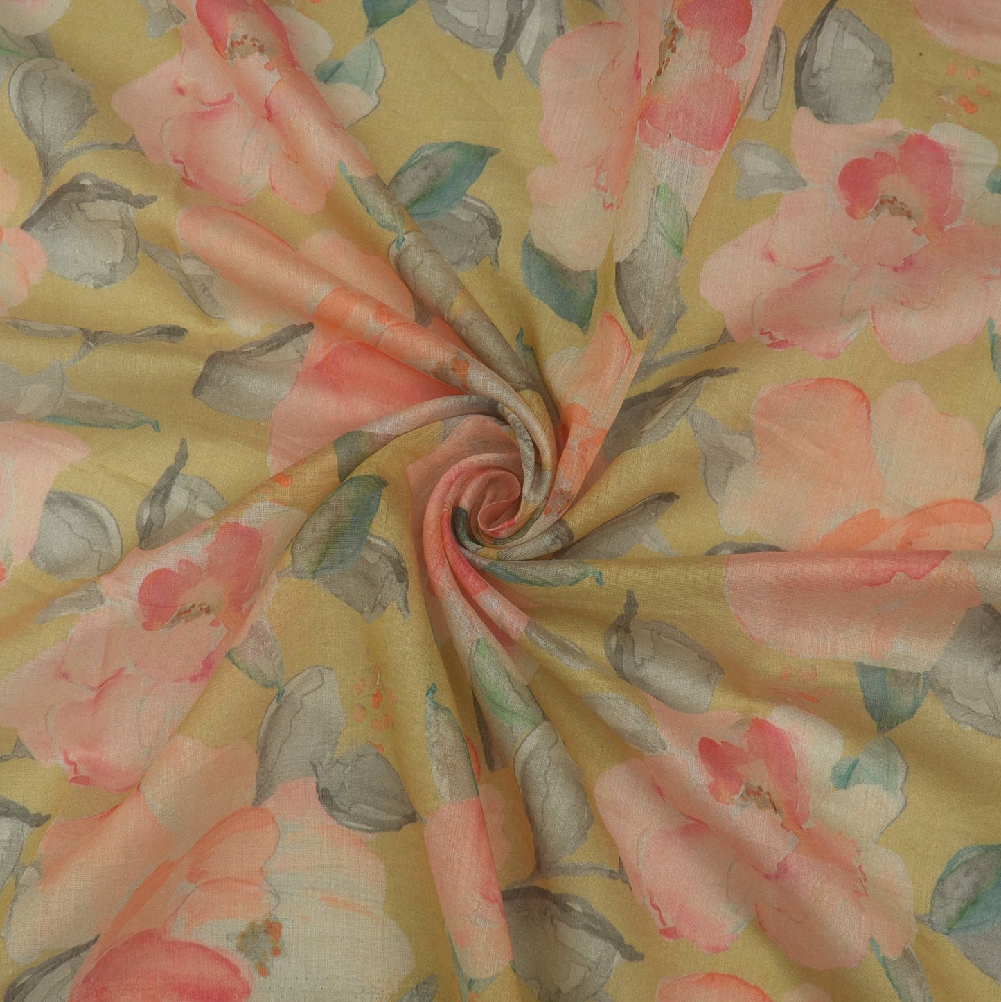 Chanderi Print Fabric