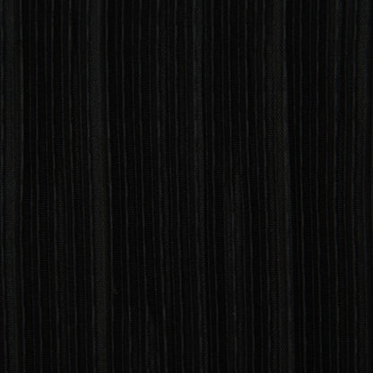 Coal Black Color Crush Satin Plain Fabric