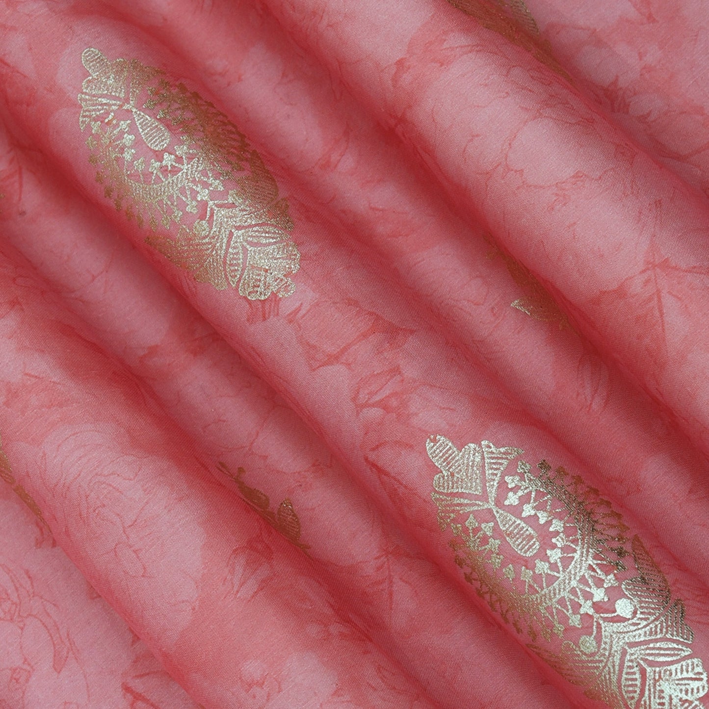 Chanderi Print Fabric