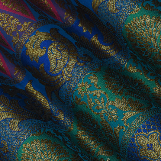 Multi Color Brocade Fabric
