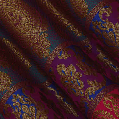 Multi Color Brocade Fabric