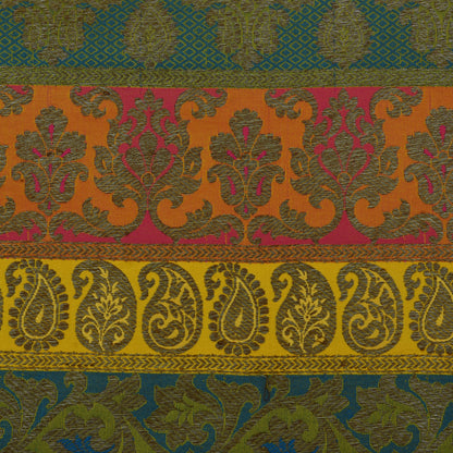 Multi Color Brocade Fabric